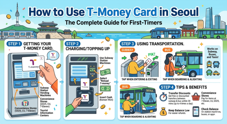 How to Use T-Money Card in Seoul: The Complete Guide for First-Timers