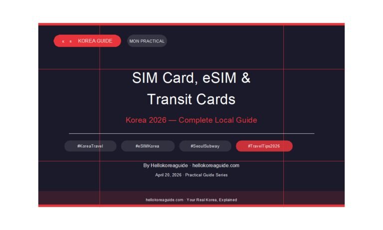 How to Get a SIM Card or eSIM in Korea: 2026 Guide