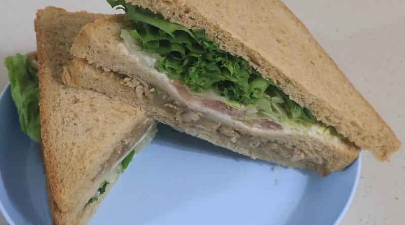 Korean convenience store food display with sandwiches and snacks in 2026