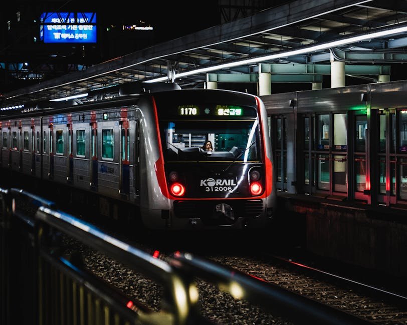 A T-money card being tapped on a Seoul subway turnstile reader in Korea 2026