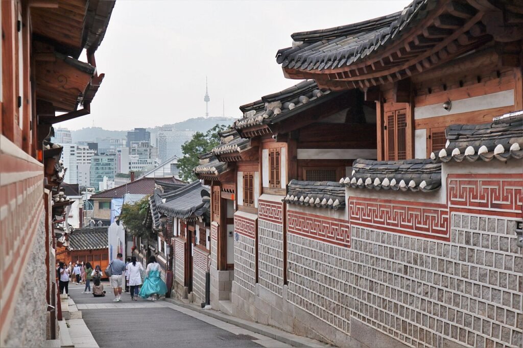 Bukchon Hanok Village, one of Seoul's best-known K-drama filming locations