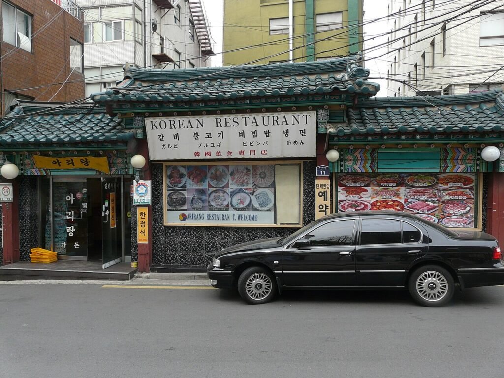 A small Korean restaurant in Seoul
