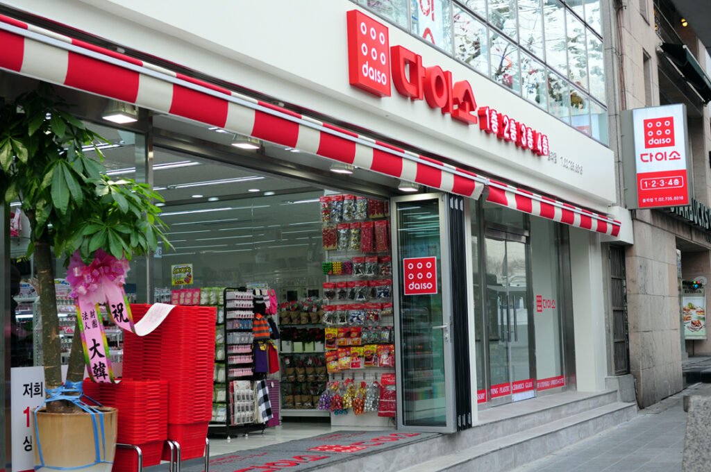 A Daiso Korea store at Jonggak in Seoul