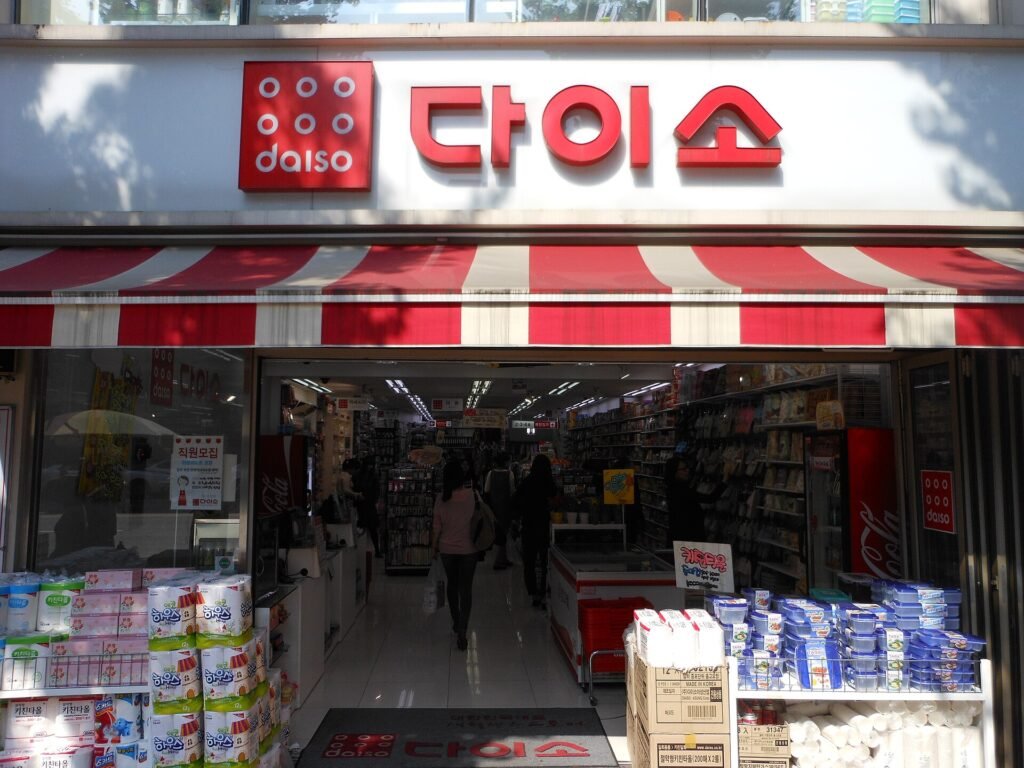 Daiso store on Namdaemun-ro in Seoul