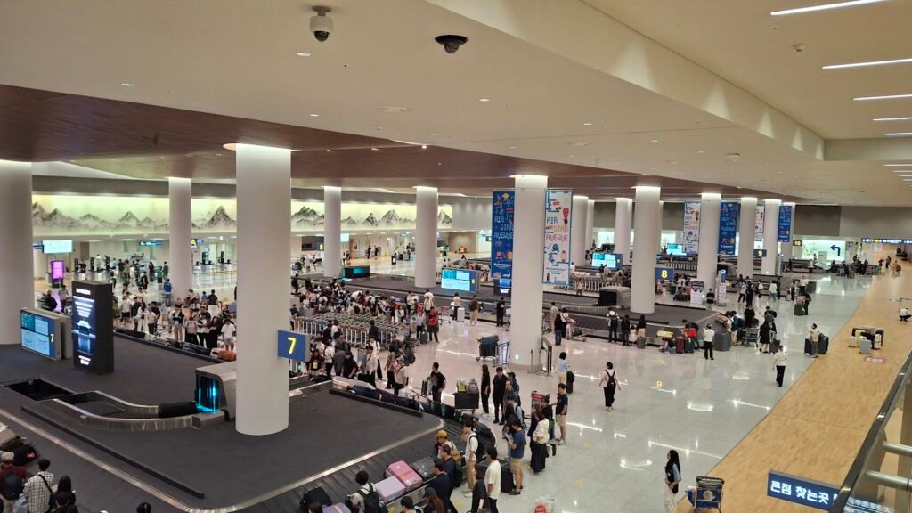 Arrivals hall at Incheon Airport Terminal 2
