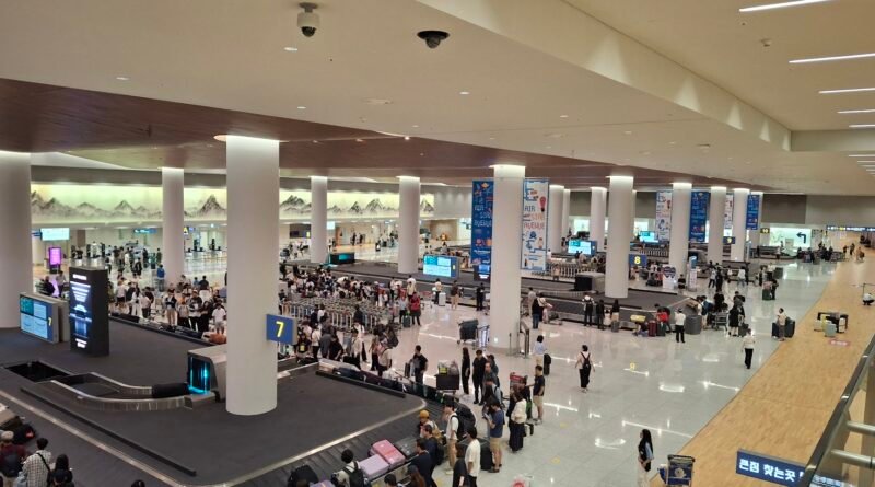 Arrivals hall at Incheon Airport Terminal 2
