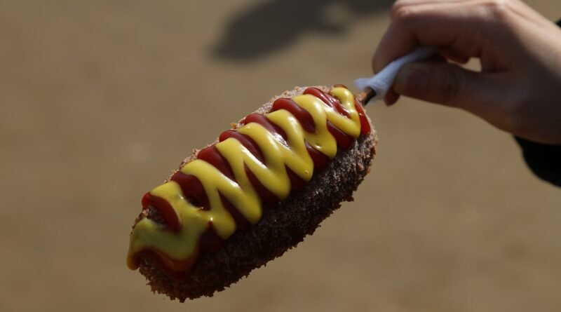Korean-style corn dog