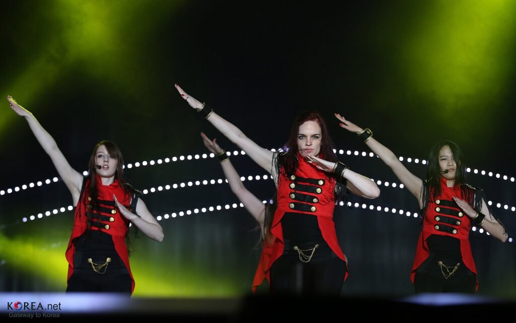 Stage at the K-Pop World Festival in Korea