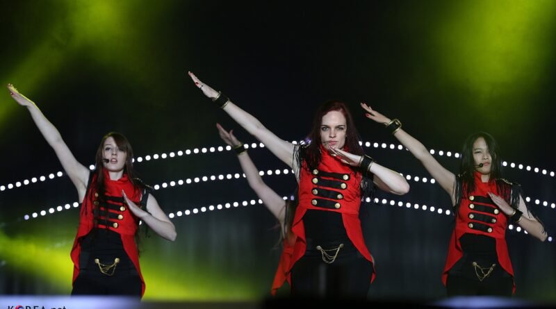 Stage at the K-Pop World Festival in Korea