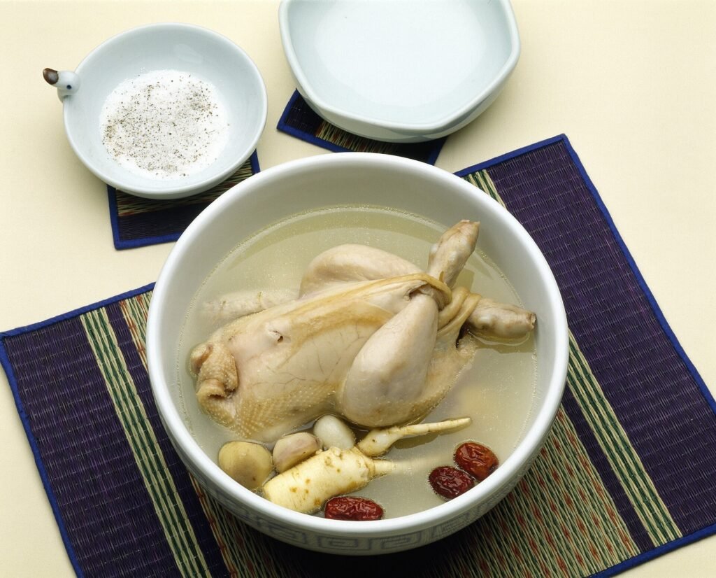 Samgyetang ginseng chicken soup