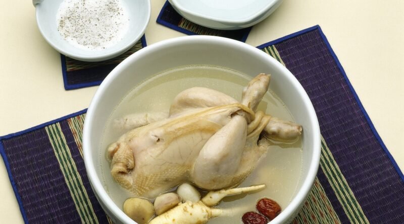 Samgyetang ginseng chicken soup